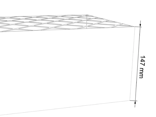 6-inch paper frame thickness diagram
