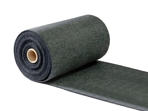 Black activated carbon filter fabric