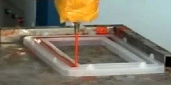 PU frame glue injection