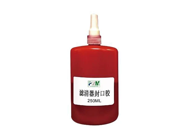 Anaerobic adhesive on a white background