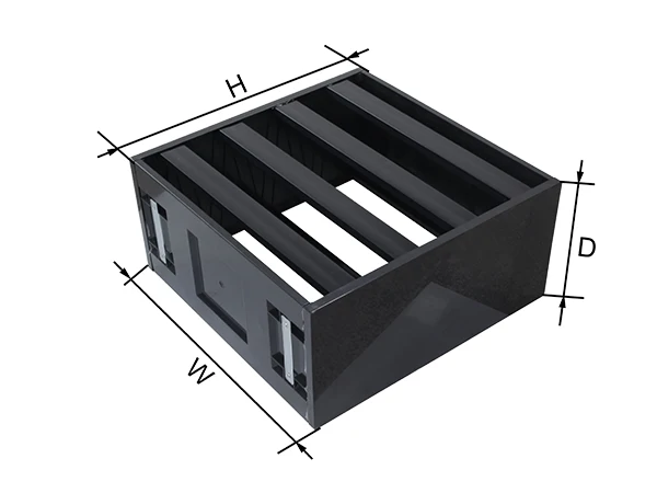 Black box plastic frame