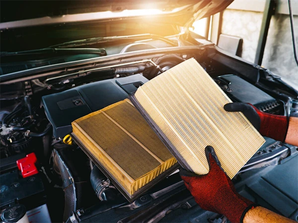 Replace car air filter