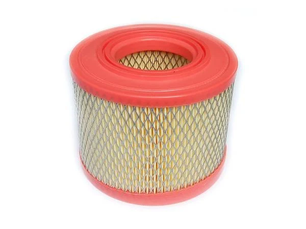 Construction machinery air filter with red end caps