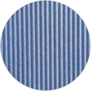 Blue corrugated air filter paper