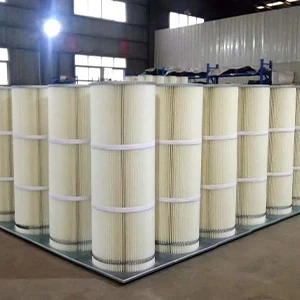 Dust collector filter cartridge in the warehouse