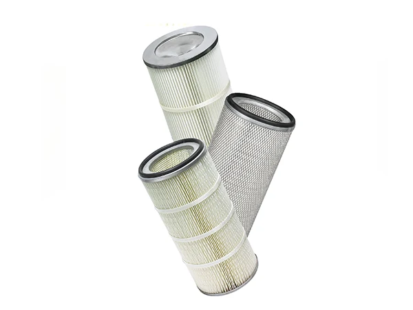 Dust collector filter cartridge and seal rings