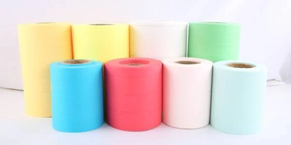 Various colorful eco-friendly fuel and oil filter paper