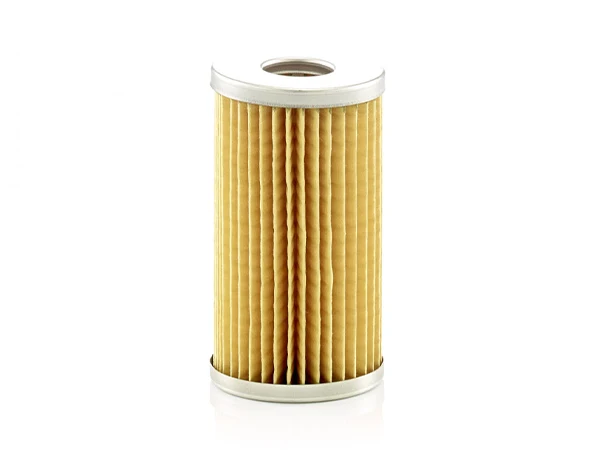 Fuel filter with metal end caps