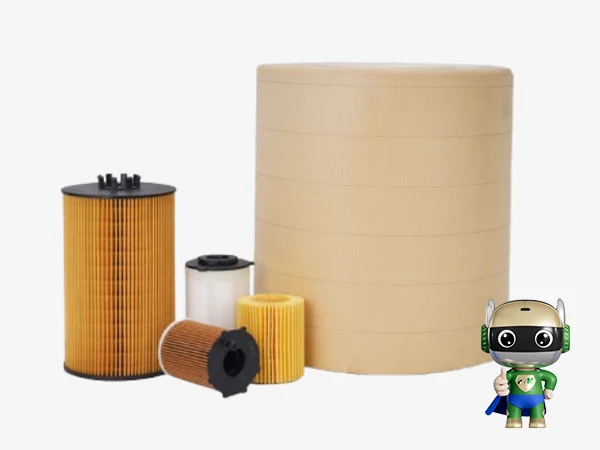 Fuel filter paper and various fuel filters