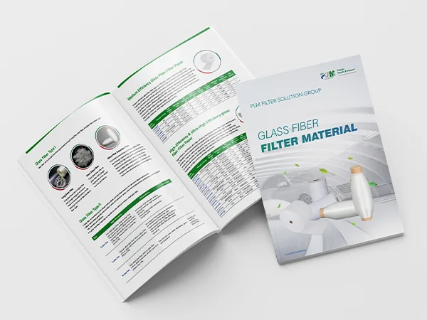 The front cover of glass fiber filter material catalogue