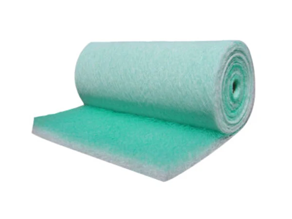 Green glass fiber paint stop filter