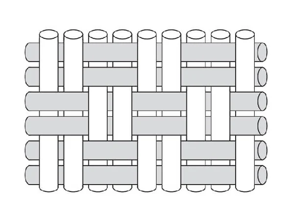 Twill weave diagram