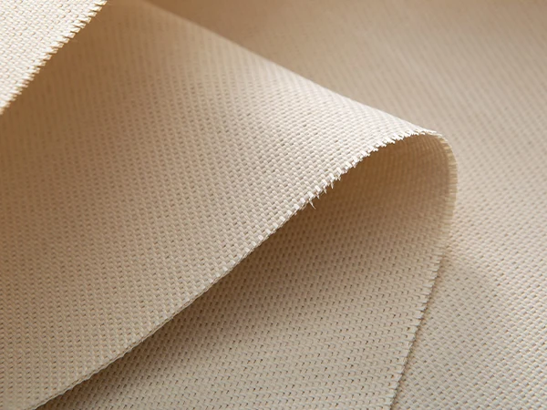 Folded glass fiber woven filter fabric