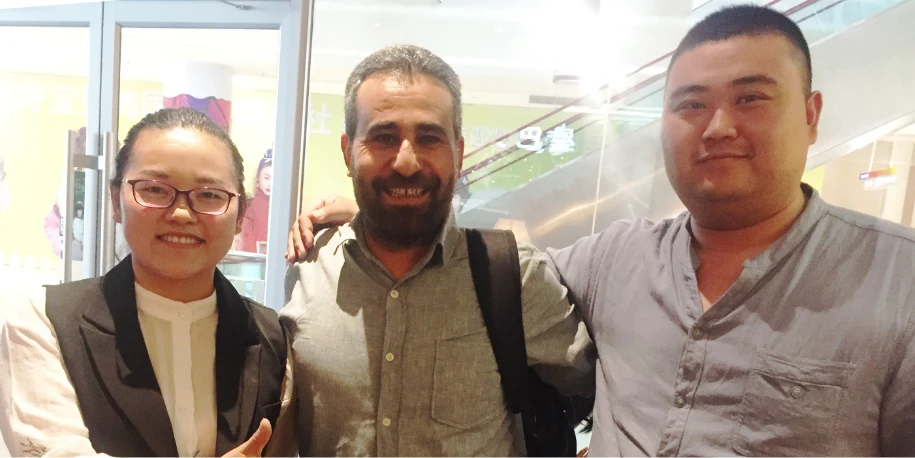 A group photo of 3 persons