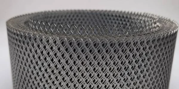 HEPA filter support grid on a gray background