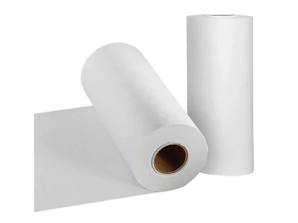 Two rolls of white HEPA filters