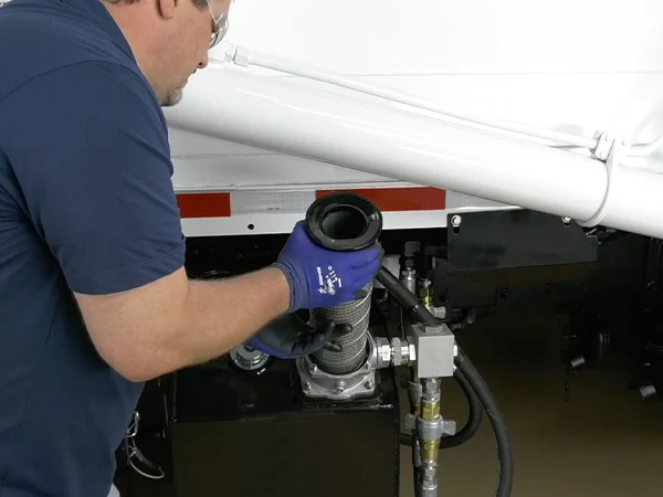 Install a hydraulic filter element.