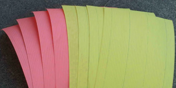 Car filter paper on a black background