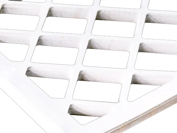 Paper frame on a white background
