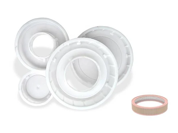Plastic mold on a white background