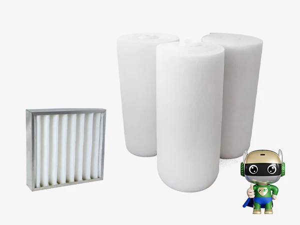 Primary Filter fabrics and a primary filter