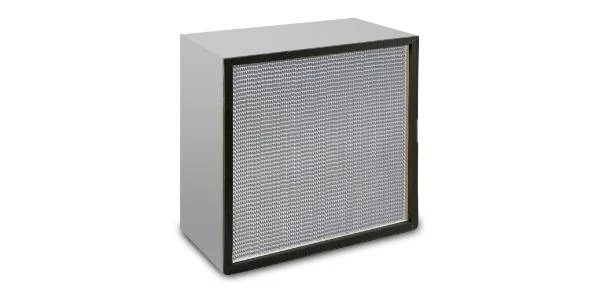 A high-efficiency filter on a white background