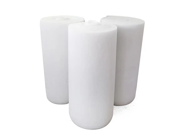 3 bundles of white primary non-woven filter cotton