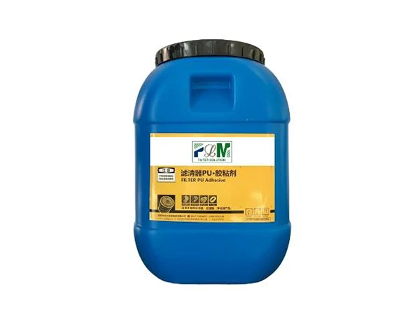 PU adhesive on a white background