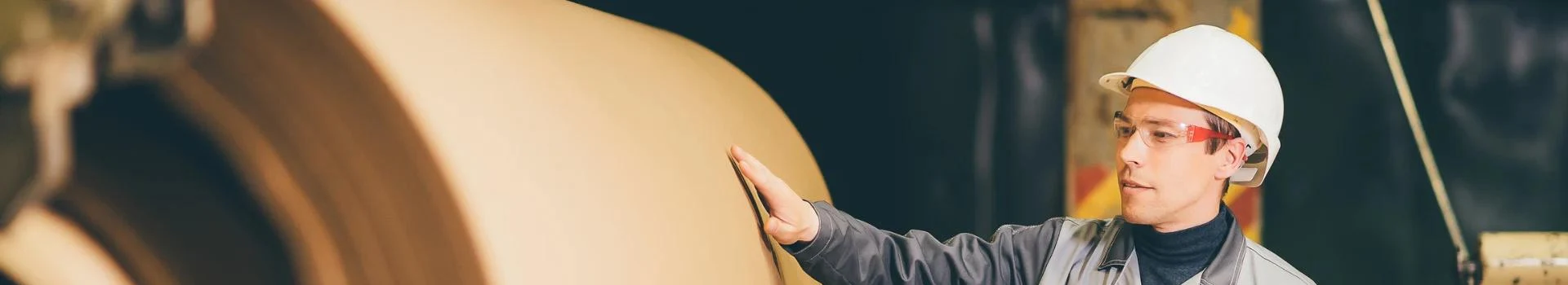 Employee conducting product quality inspection