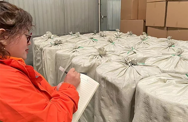 Detect incoming raw materials