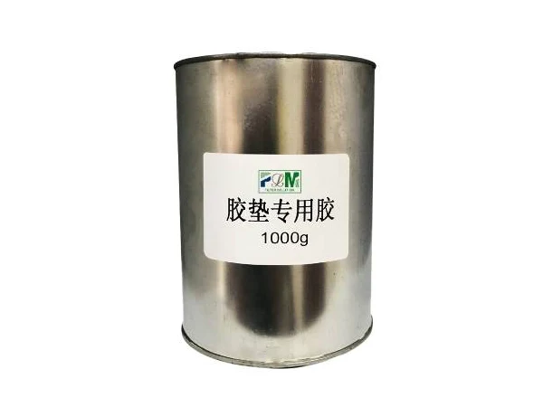 Special adhesive for rubber gasket on a white background