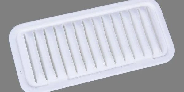 Air filter element against a gray background