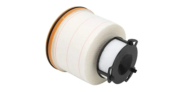 Toyota fuel filter on a white background