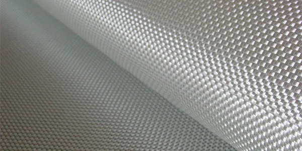 Folded glass fiber woven filter fabric